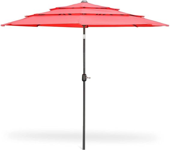 Portable Patio Umbrella Outdoor Market Tilt Umbrella with Easy Tilt Adjustment Portable Patio Umbrella Outdoor Market Tilt Umbrella with Easy Tilt Adjustment